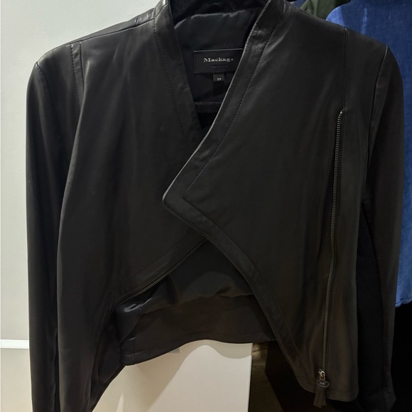 Mackage Jackets & Blazers - Mackage Women's Sleek Black Leather Jacket